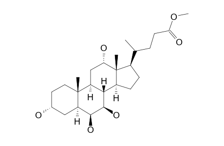 METHYL-3-ALPHA,6-BETA,7-BETA,12-ALPHA-TETRAHYDROXY-5-ALPHA-CHOLANOATE