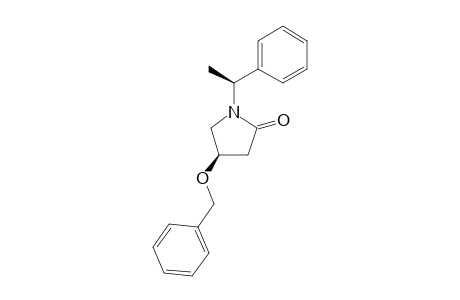 (.alpha.S,4R)-1-(1'-Phenylethyl)-4-(phenylmethoxy)pyrrolidin-2-one