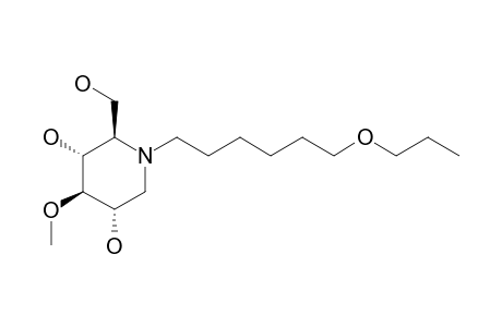 N-(7-OXADECYL)-3-O-METHYL-1,5-DIDEOXY-1,5-IMINO-D-GLUCITOL