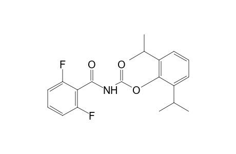 (2,6-difluorobenzoyl)carbamic acid, 2,6-diisopropyl phenyl ester