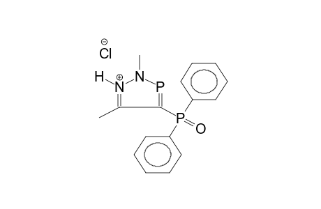 2,5-DIMETHYL-4-DIPHENYLPHOSPHONYL-1,2,3-DIAZAPHOSPHOLE HYDROCHLORIDE