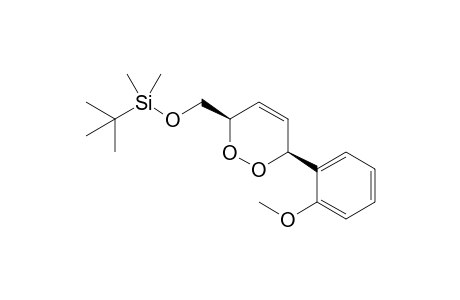 (+-)-{[(3R,6S)-3,6-Dihydro-6-(2-methoxyphenyl)-1,2-dioxin-3-yl]methoxy}(tert-butyl)dimethylsilane