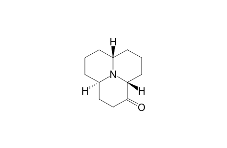 (3a.alpha.,6a.beta.,9a.beta.)-(+-)-Dodecahydropyrido[2,1,6-de]quinolizin-1(2H)-one