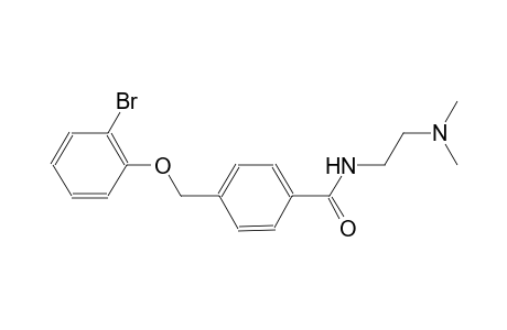 4-[(2-bromophenoxy)methyl]-N-[2-(dimethylamino)ethyl]benzamide