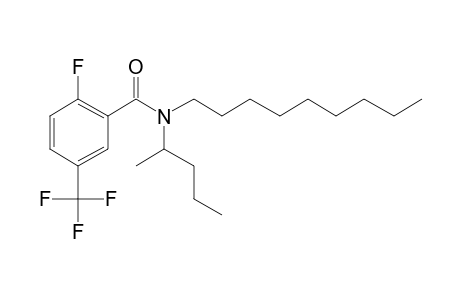 Benzamide, 2-fluoro-5-trifluoromethyl-N-(2-pentyl)-N-nonyl-