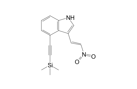4-[2-(Trimethylsilyl)ethynyl]-3-(2-nitroethenyl)indole