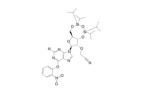 2'-O-CYANOMETHYL-6-O-(2-NITROPHENYL)-3',5'-O-(TETRAISOPROPYLDISILOXANE-1,3-DIYL)-GUANOSINE