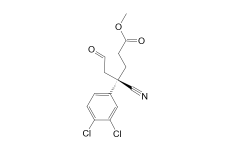 (R)-4-Cyano-4-(3,4-dichloro-phenyl)-6-oxo-hexanoic acid methyl ester