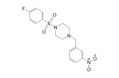 piperazine, 1-[(4-fluorophenyl)sulfonyl]-4-[(3-nitrophenyl)methyl]-