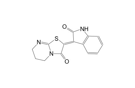 5H-thiazolo[3,2-a]pyrimidin-3(2H)-one, 2-(1,2-dihydro-2-oxo-3H-indol-3-ylidene)-6,7-dihydro-, (2Z)-