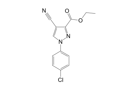 ETHYL-1-(4-CHLOROPHENYL)-4-CYANO-1H-PYRAZOLE-3-CARBOXYLATE