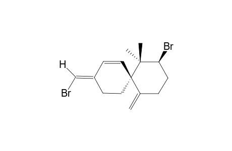 (2R*,6S*,9E)-2-BROMO-9-BROMOMETHYLIDENE-1,1-DIMETHYL-5-METHYLENESPIRO-[5.5]-UNDEC-7-ENE