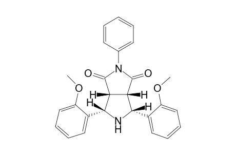 2-(2'-Methoxyphenyl)-4-(2'-methoxyphenyl)-7-phenyl-6,8-dioxo-3,7-diazabicyclo[3.3.0]octane