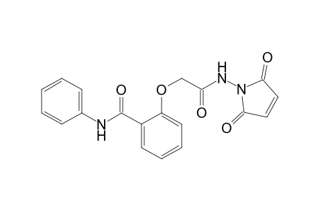 2-[(2',5'-Dioxo-2',5'-dihydropyrrol-1'-yl)carbamoylmethoxy-N-phenylcarboxamide