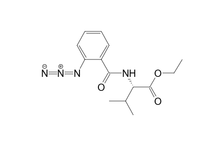 (2S)-2-[(2-azidobenzoyl)amino]-3-methyl-butyric acid ethyl ester