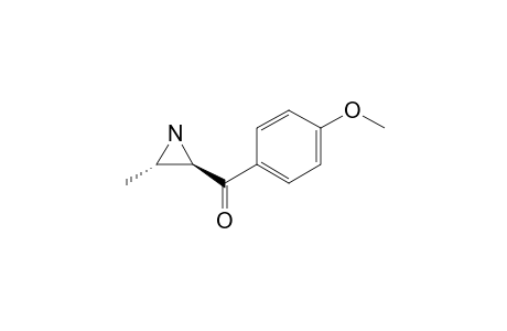 (4-methoxyphenyl)-[(2R,3S)-3-methylethylenimin-2-yl]methanone