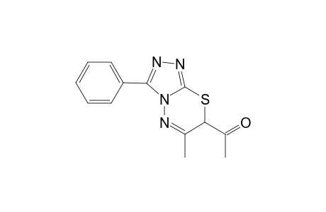 7-Acetyl-6-methyl-3-phenyl-7H-s-triazolo[3,4-b][1,3,4]thiadiazine