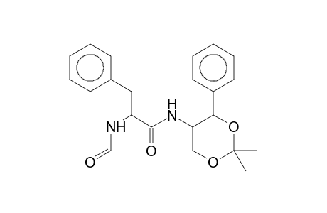 BENZENEPROPANAMIDE, N-(2,2-DIMETHYL-4-PHENYL-1,3-DIOXAN-5-YL)-alpha-(FORMYLAMINO)-, [4S-[4alpha,5alpha(R*)]]-