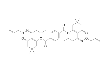 1,4-Benzenedicarboxylic acid, bis[5,5-dimethyl-3-oxo-2-[1-[(2-propenyloxy)imino]butyl]-1-cyclohexen-1-yl] ester