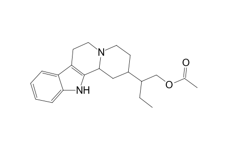 Indolo[2,3-a]quinolizine-2-ethanol, .beta.-ethyl-1,2,3,4,6,7,12,12b-octahydro-, acetate (ester), [2S-[2.alpha.(S*),12b.alpha.]]-