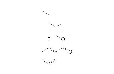 2-Fluorobenzoic acid, 2-methylpentyl ester