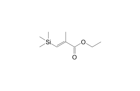 (E)-2-methyl-3-trimethylsilyl-2-propenoic acid ethyl ester
