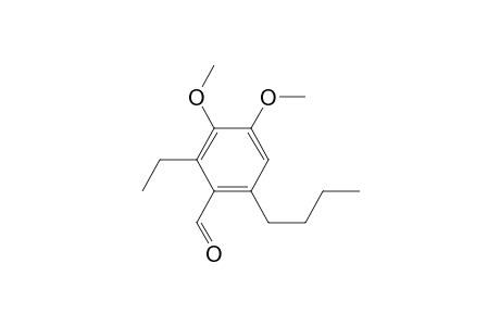 6-Butyl-2-ethyl-3,4-dimethoxybenzaldehyde