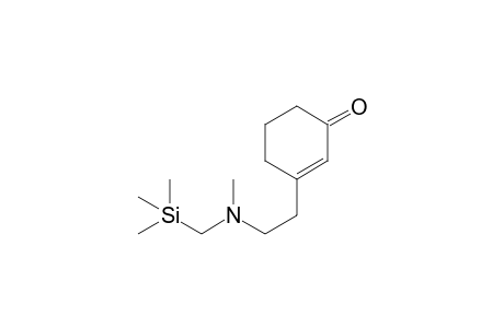 3-[2-[(N-Methyl-N-(trimethylsilyl)methyl)amino]ethyl]-2-cyclohexenone