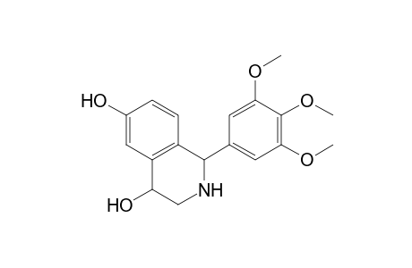 1-(3,4,5-trimethoxyphenyl)-1,2,3,4-tetrahydroisoquinoline-4,6-diol