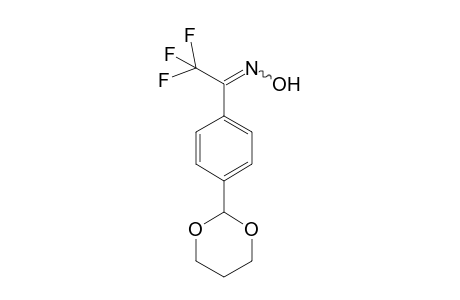 1-(4-(2-(1,3-dioxanyl)phenyl)-2,2,2-trifluoro-1-ethanone Oxime