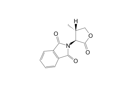 (3S,4S)-4-Methyl-3-phthalimido-.gamma.-butyrolactone