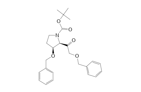 (2S,3R)-1-TERT.-BUTYLOXYCARBONYL-3-BENZYLOXY-2-(2'-BENZYLOXY-1'-OXOETHYL)-PYRROLIDINE