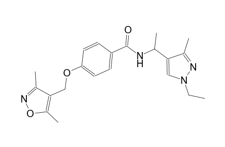 benzamide, 4-[(3,5-dimethyl-4-isoxazolyl)methoxy]-N-[1-(1-ethyl-3-methyl-1H-pyrazol-4-yl)ethyl]-