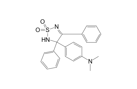 4-[p-(Dimethylamino)phenyl]-3,4-diphenyl-1,2,5-thiadiazoline 1,1-dioxide