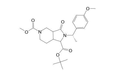 2-[(S)-1-(4-METHOXYPHENYL)-ETHYL]-3-OXO-OCTAHYDROPYRROLO-[3,4-C]-PYRIDINE-1,5-DICARBOXYLIC-ACID-1-TERT.-BUTYLESTER-5-METHYLESTER