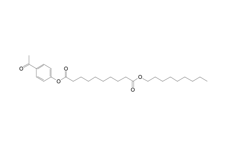 Sebacic acid, 4-acetylphenyl nonyl ester