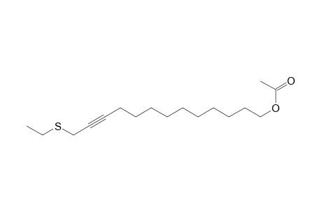 13-(ethylthio)tridec-11-ynyl acetate