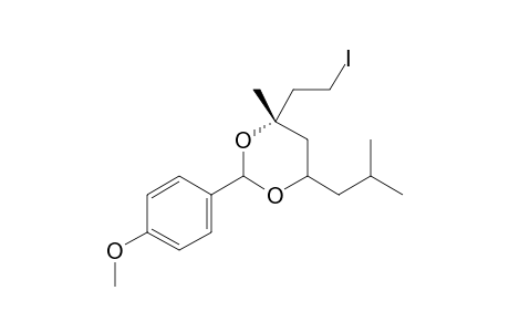 (3R,5RS)-3,7-DIMETHYL-1-IODO-3,5-OCTANEDIOL-PARA-METHOXYBENZYLIDENACETAL