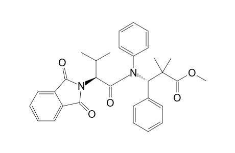 Methyl 2,2-dimethyl-(S)-3-phenyl-3-[N-phenyl-N-((S)-N',N'-phthaloylvalyl)]aminopropionate