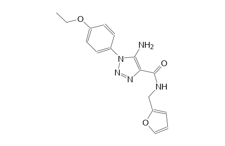 1H-1,2,3-triazole-4-carboxamide, 5-amino-1-(4-ethoxyphenyl)-N-(2-furanylmethyl)-