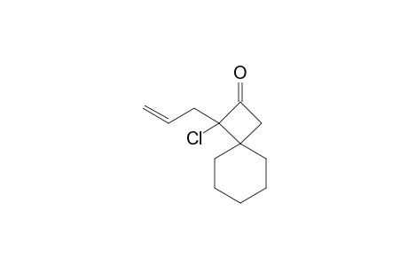1-(3'-Propenyl)-1-chlorospiro[3.5]nonan-2-one