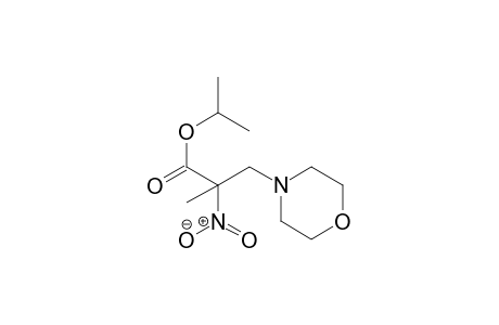 Isopropyl 2-methyl-3-morpholino-2-nitropropanoate