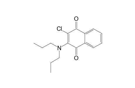 1,4-Naphthalenedione, 2-chloro-3-(dipropylamino)-