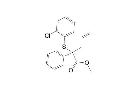 2-[(2-chlorophenyl)thio]-2-phenyl-4-pentenoic acid methyl ester