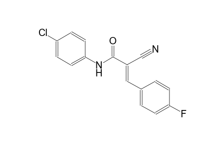 (2E)-N-(4-chlorophenyl)-2-cyano-3-(4-fluorophenyl)-2-propenamide