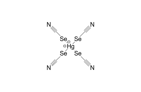 Tetra(selenocyanato)-mercury dianion