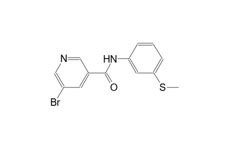 3-pyridinecarboxamide, 5-bromo-N-[3-(methylthio)phenyl]-