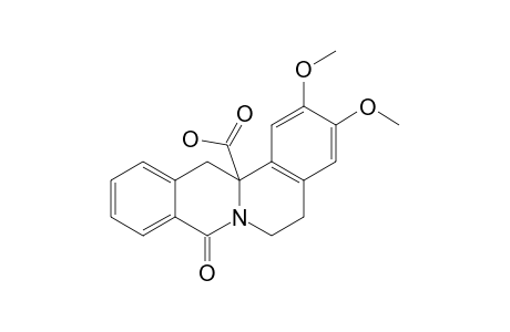 2,3-DIMETHOXY-8-OXO-5,6,13,13A-TETRAHYDRO-8H-DIBENZO-[A,G]-CHINOLIZIN-13A-CARBONSAEURE;2,3-DIMETHOXY-(8-OXO-BERBIN)-13A-CARBONSAEURE