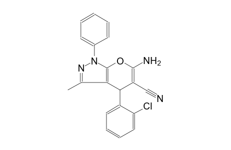 pyrano[2,3-c]pyrazole-5-carbonitrile, 6-amino-4-(2-chlorophenyl)-1,4-dihydro-3-methyl-1-phenyl-