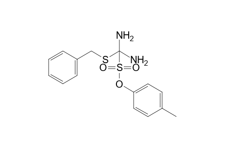 (benzylthio)diaminomethanol, p-toluenesulfonate